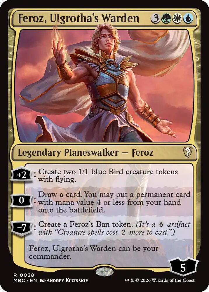 Feroz, Ulgrotha's Warden (38) [Mystery Booster Commander Edition]
