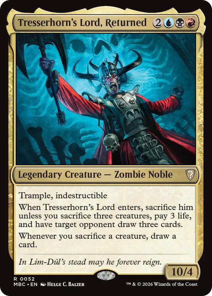 Tresserhorn's Lord, Returned (52) [Mystery Booster Commander Edition]