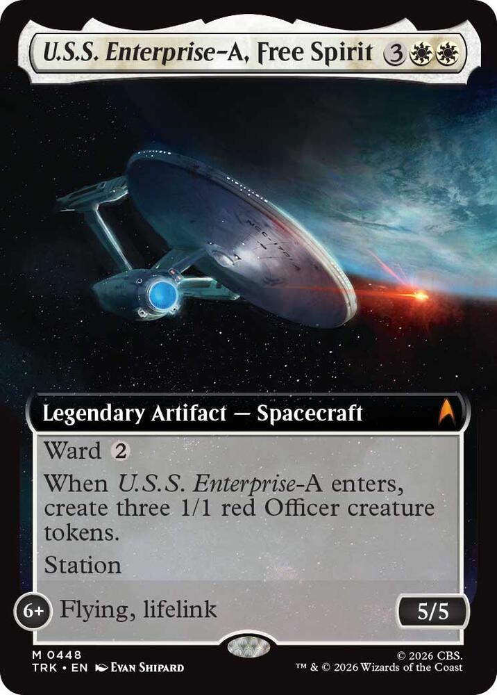 U.S.S. Enterprise-A, Free Spirit (Extended Art) (448) [Star Trek]
