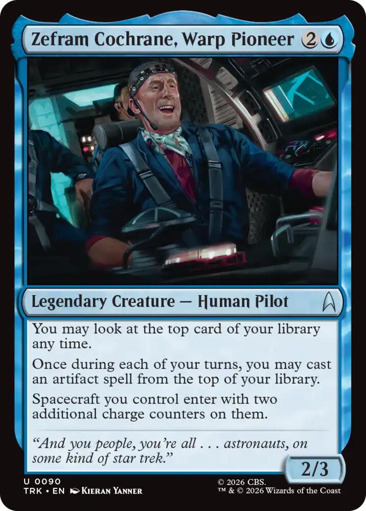 Zephram Cochrane, Warp Pioneer (90) [Star Trek]