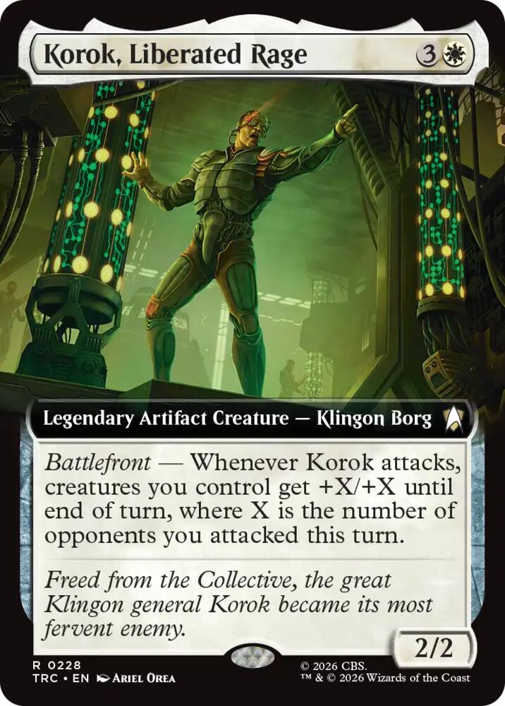 Korok, Liberated Rage (Extended Art) (228) [Star Trek Commander]