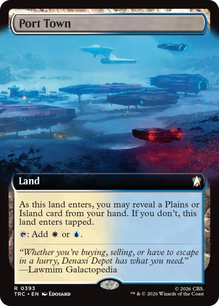 Port Town (Extended Art) (393) [Star Trek Commander]
