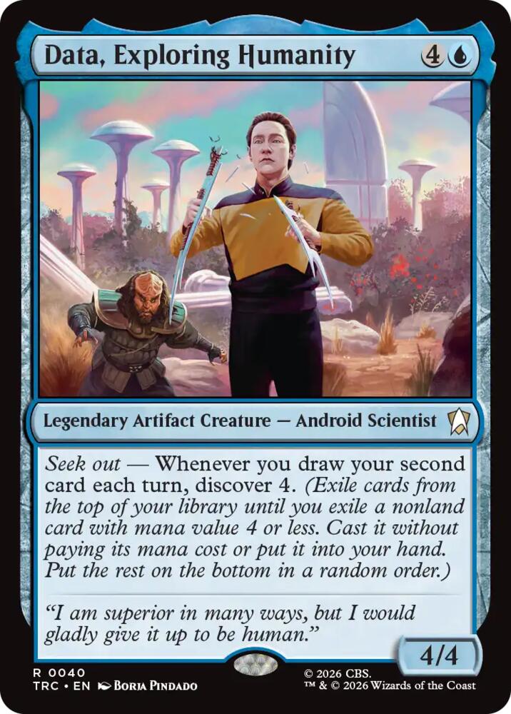 Data, Exploring Humanity (40) [Star Trek Commander]