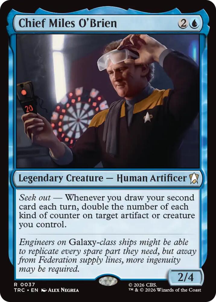 Chief Miles O'Brien (Surge Foil) (37) [Star Trek Commander]