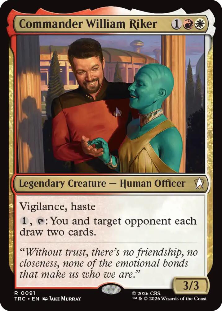 Commander William Riker (91) [Star Trek Commander]