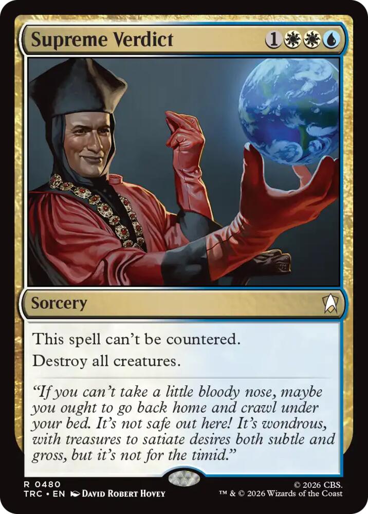 Supreme Verdict (Surge Foil) (480) [Star Trek Commander]