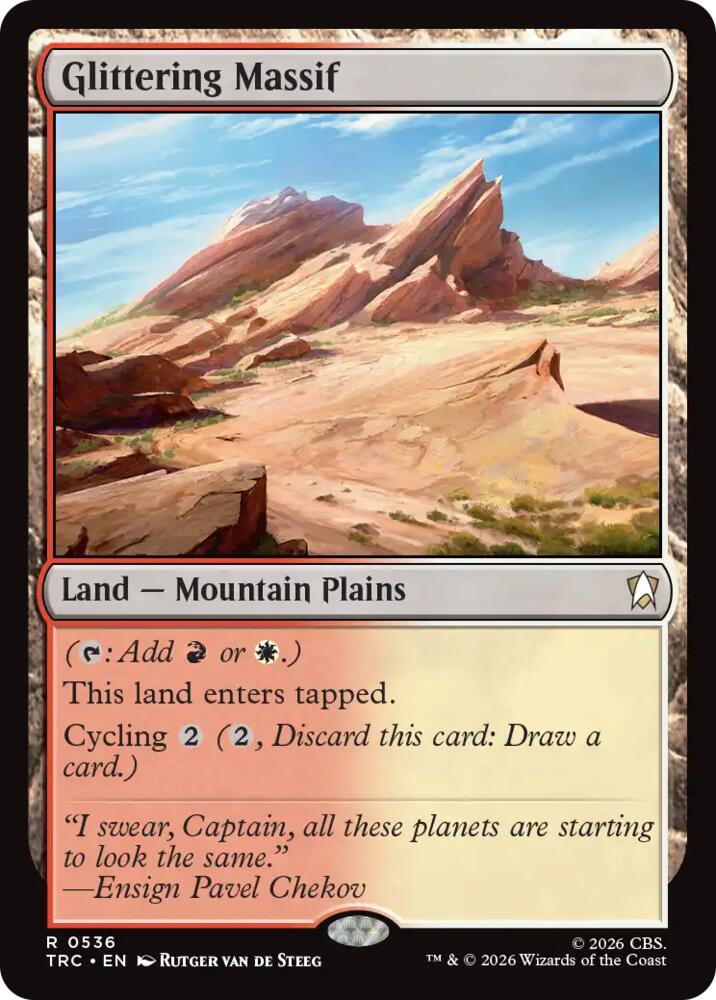 Glittering Massif (Surge Foil) (536) [Star Trek Commander]