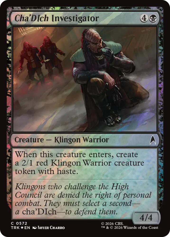 Cha'DIch Investigator (Surge Foil) (572) [Star Trek]