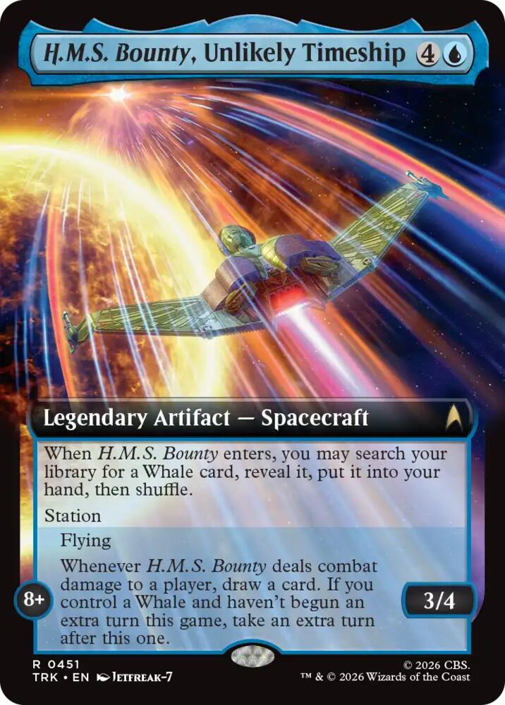 H.M.S. Bounty, Unlikely Timeship (Extended Art) (451) [Star Trek]