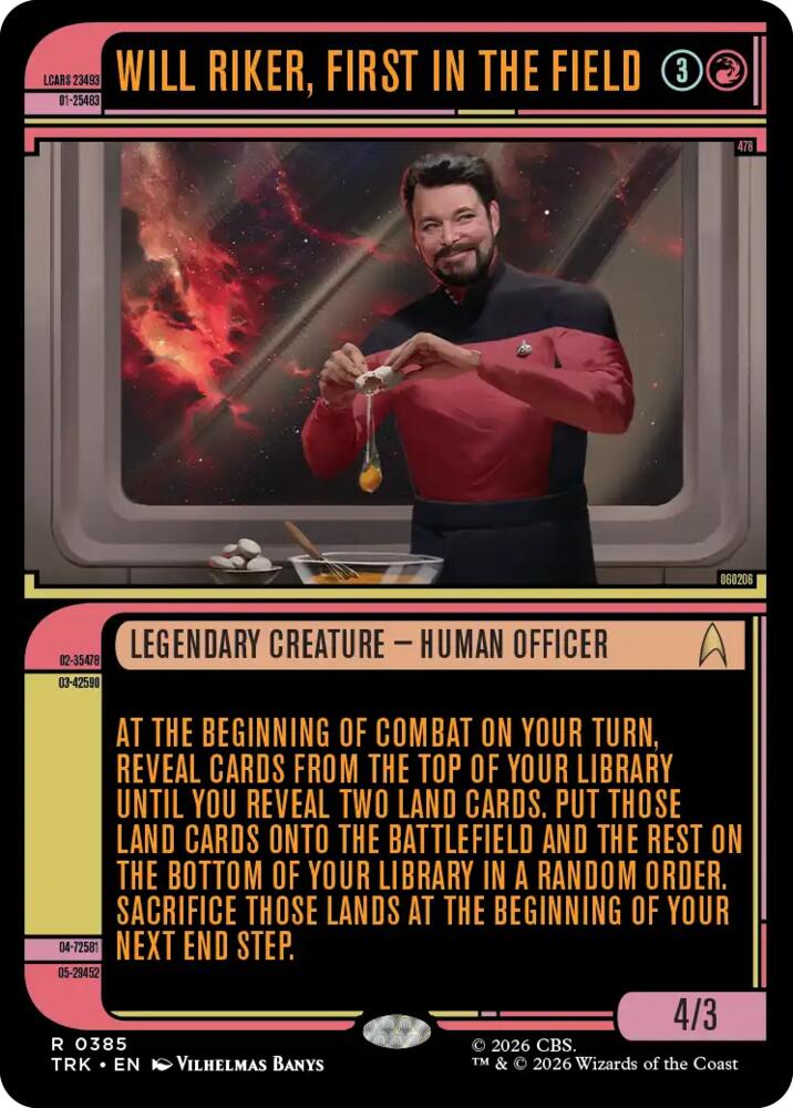 Will Riker, First in the Field (Showcase) (385) [Star Trek]
