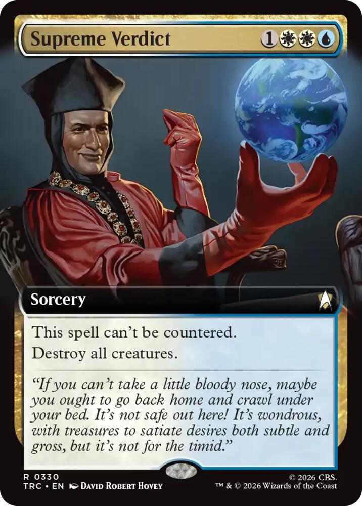 Supreme Verdict (Extended Art) (330) [Star Trek Commander]