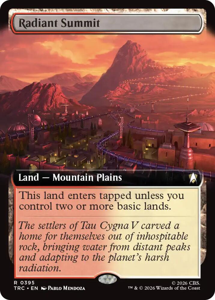 Radiant Summit (Extended Art) (395) [Star Trek Commander]