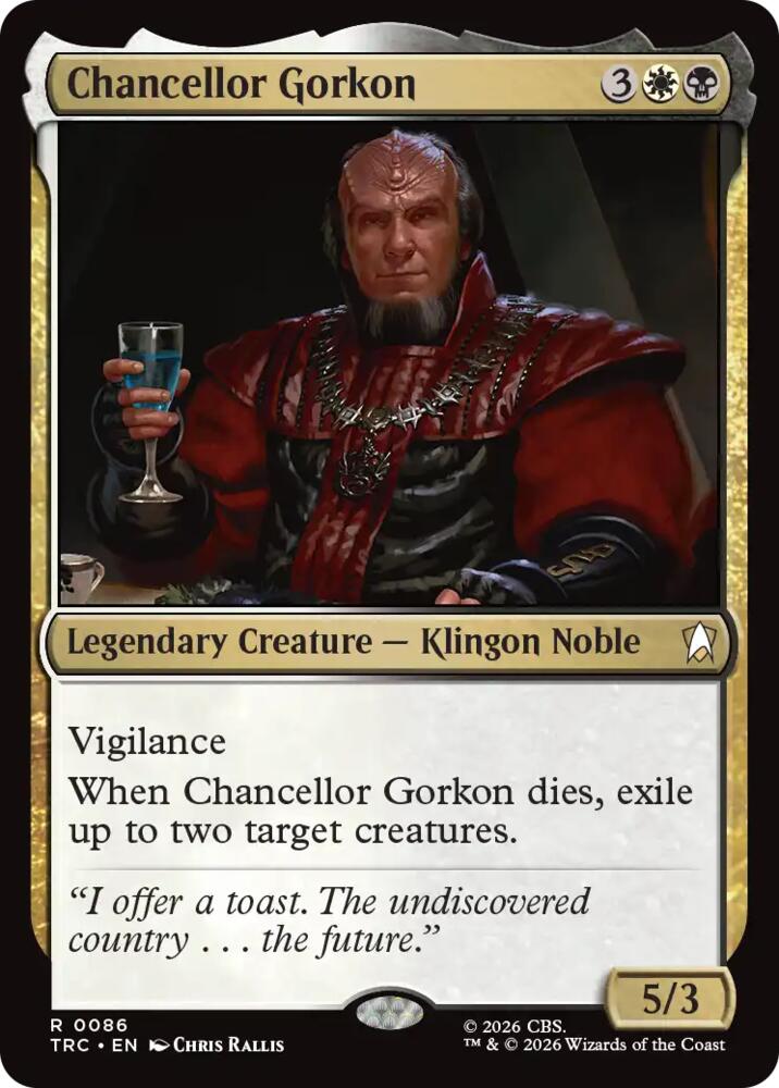 Chancellor Gorkon (86) [Star Trek Commander]