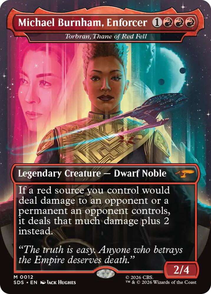 Michael Burnham, Enforcer - Torbran, Thane of Red Fell (Borderless) (12) [Star Trek: Stardates]