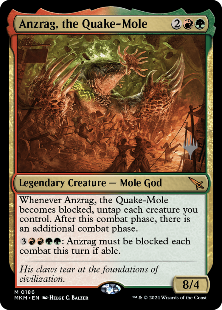 Anzrag, the Quake-Mole (PPMKM-186) - Murders at Karlov Manor Promos