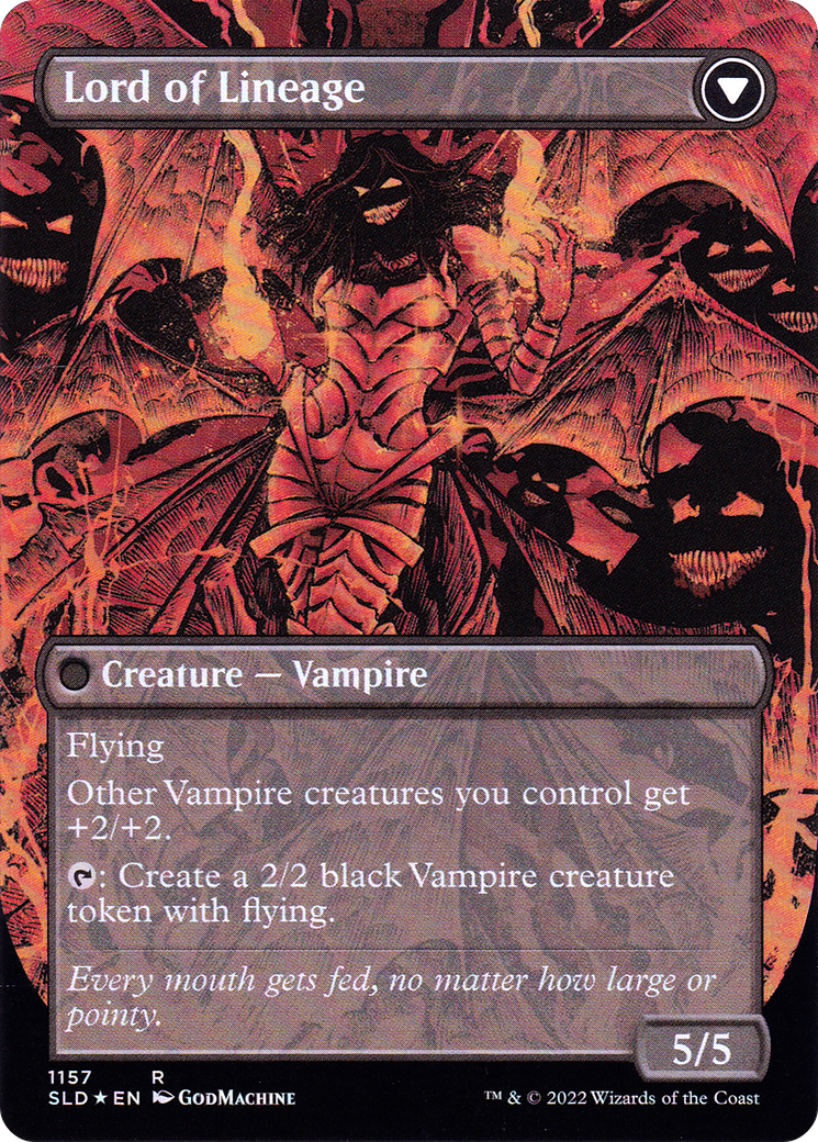 Bloodline Keeper // Lord of Lineage (SLD-1157) - Secret Lair Drop (Borderless) Foil