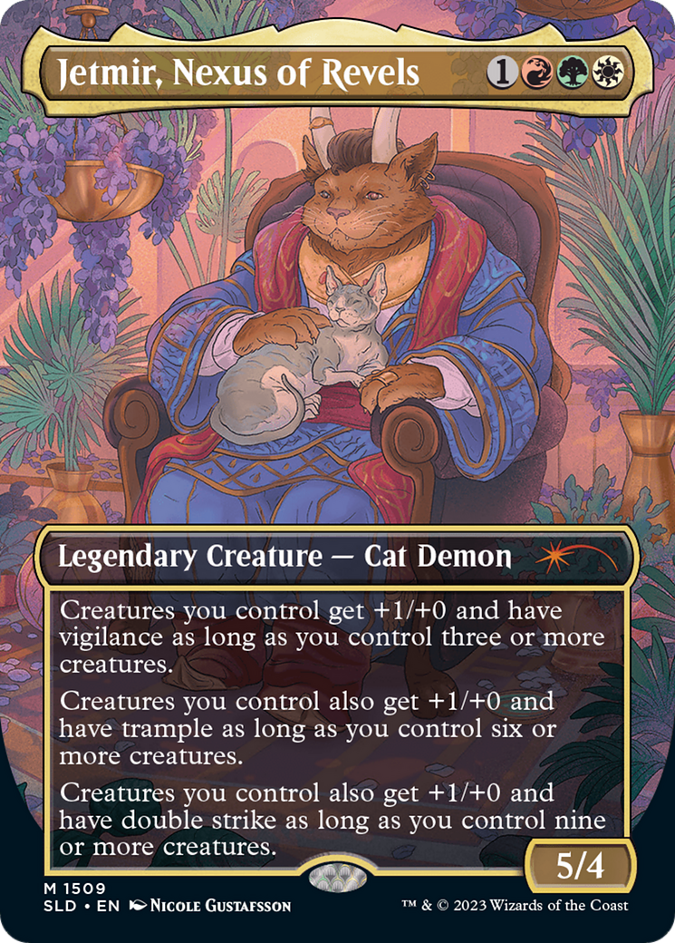 Jetmir, Nexus of Revels // Jetmir, Nexus of Revels (SLD-1555) - Secret Lair Drop (Borderless)
