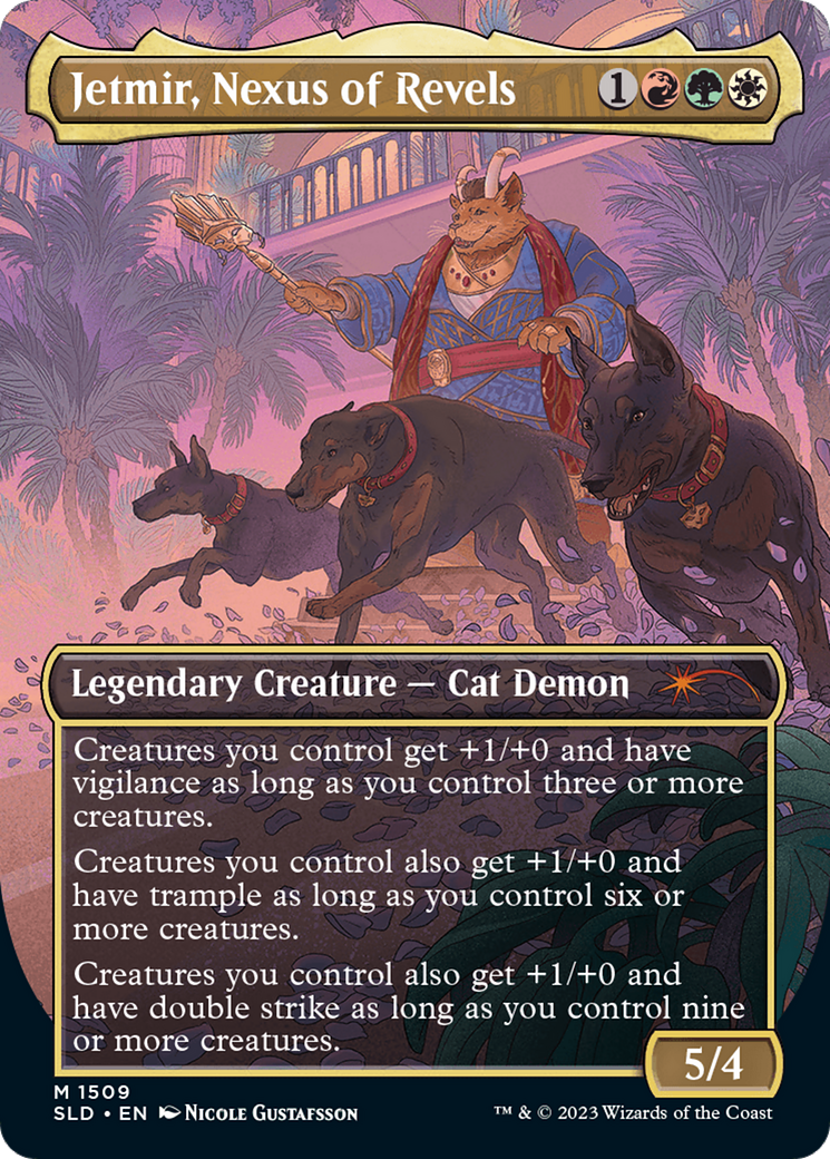 Jetmir, Nexus of Revels // Jetmir, Nexus of Revels (SLD-1555) - Secret Lair Drop (Borderless)