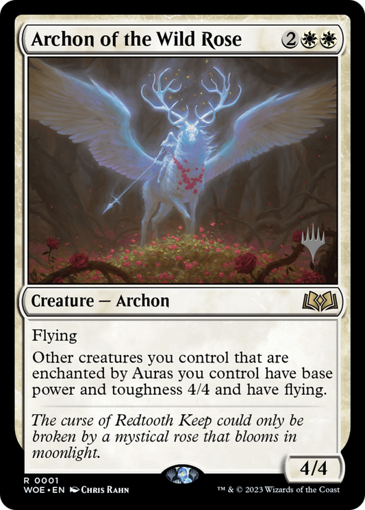 Archon of the Wild Rose (PPWOE-001) - Wilds of Eldraine Promos