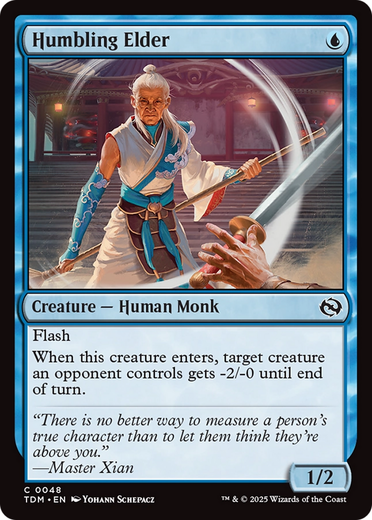 Humbling Elder (TDM-048) - Tarkir: Dragonstorm