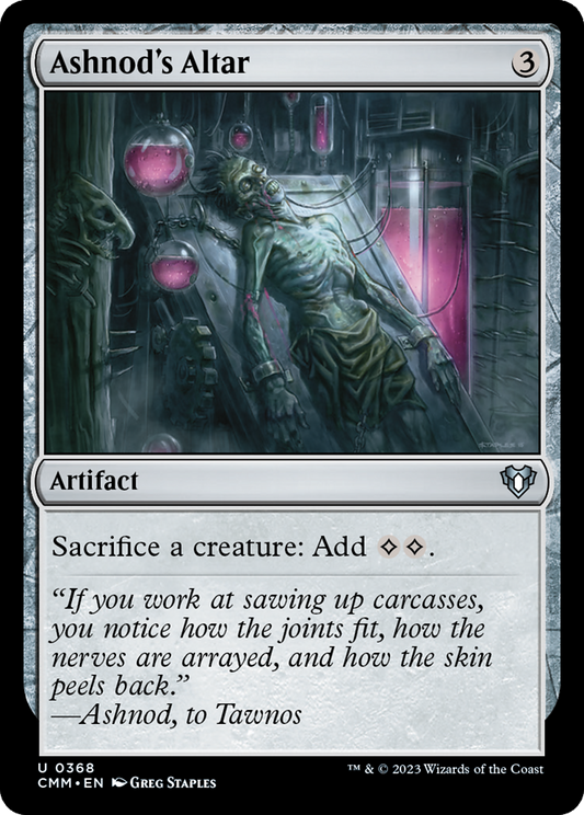 Ashnod's Altar (CMM-368) - Commander Masters Foil