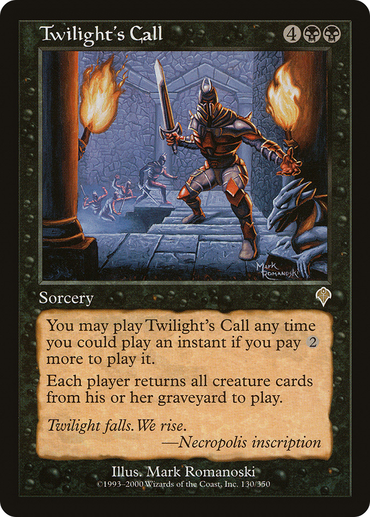 Twilight's Call (INV-130) - Invasion