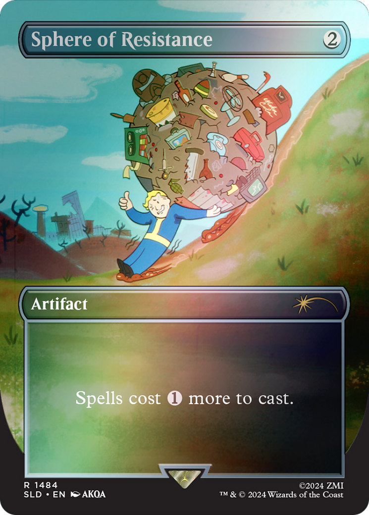 Sphere of Resistance (SLD-1484) - Secret Lair Drop (Borderless) Foil