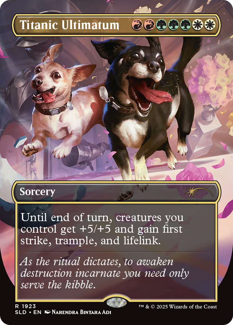 Titanic Ultimatum (SLD-1923) - Secret Lair Drop (Borderless) Foil