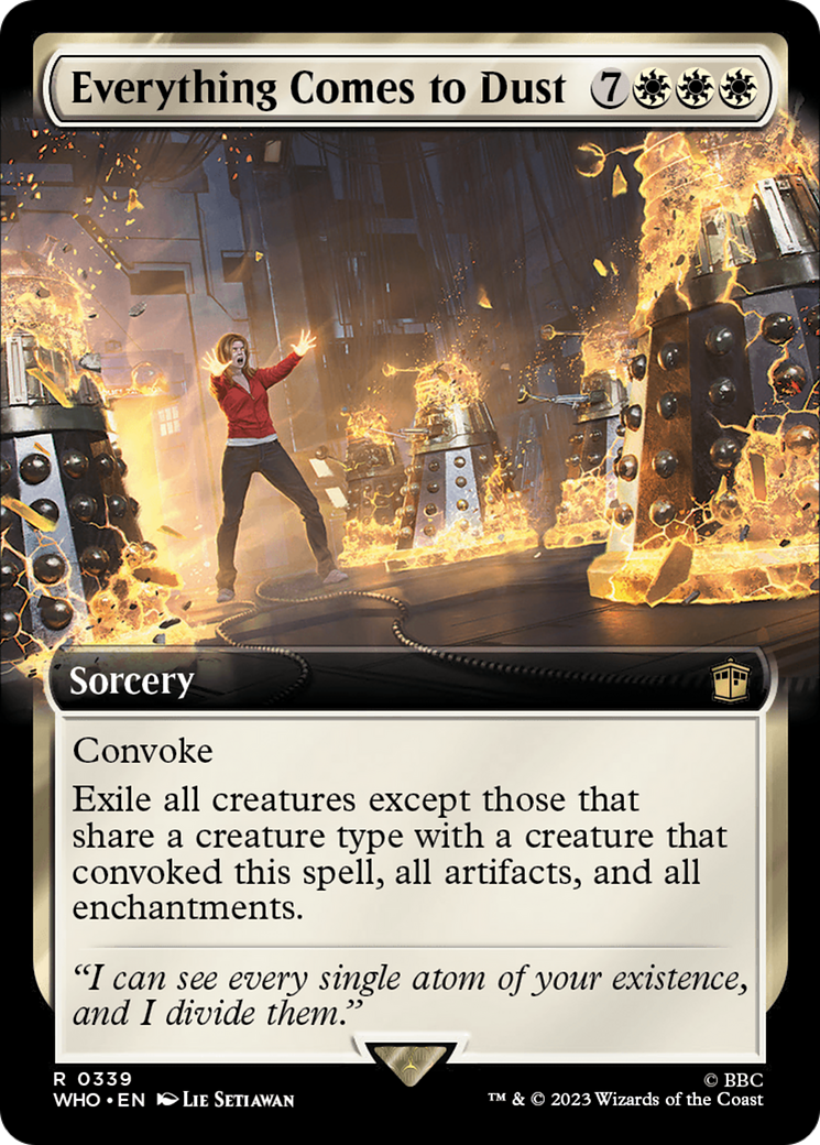 Everything Comes to Dust (WHO-339) - Doctor Who: (Extended Art)