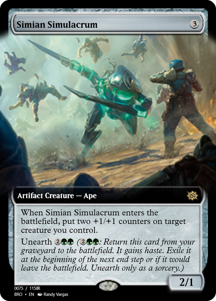 Simian Simulacrum (PRM-105758) - Magic Online Promos