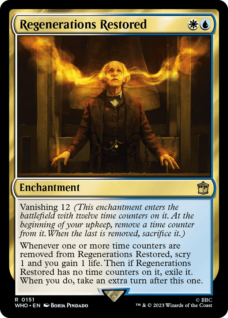 Regenerations Restored (WHO-151) - Doctor Who