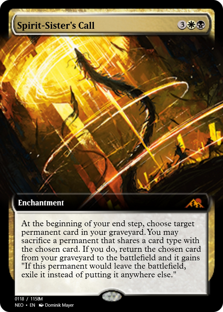 Spirit-Sister's Call (PRM-98099) - Magic Online Promos Foil