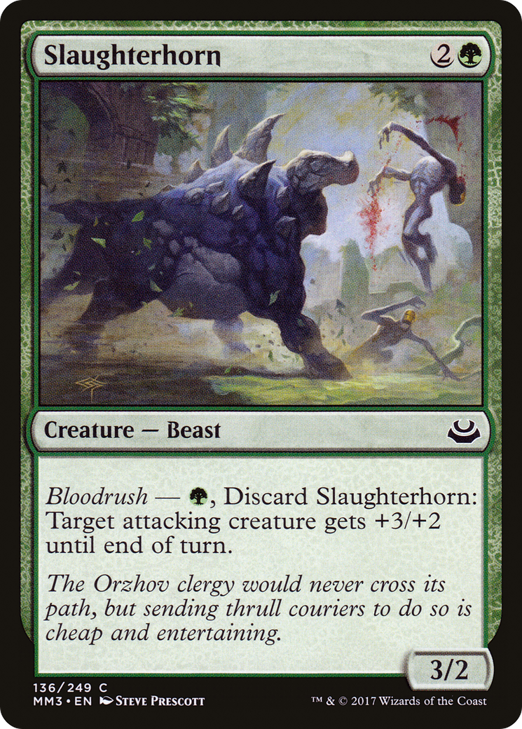 Slaughterhorn (MM3-136) - Modern Masters 2017
