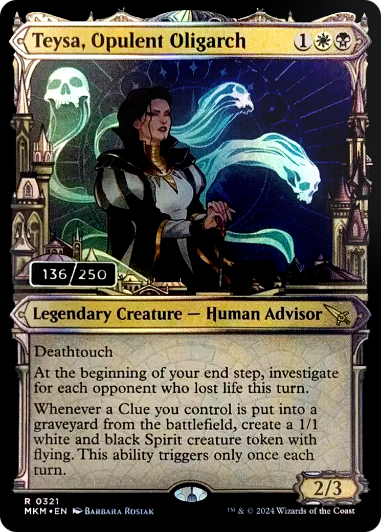 Teysa, Opulent Oligarch (MKM-321Z) - Murders at Karlov Manor Foil