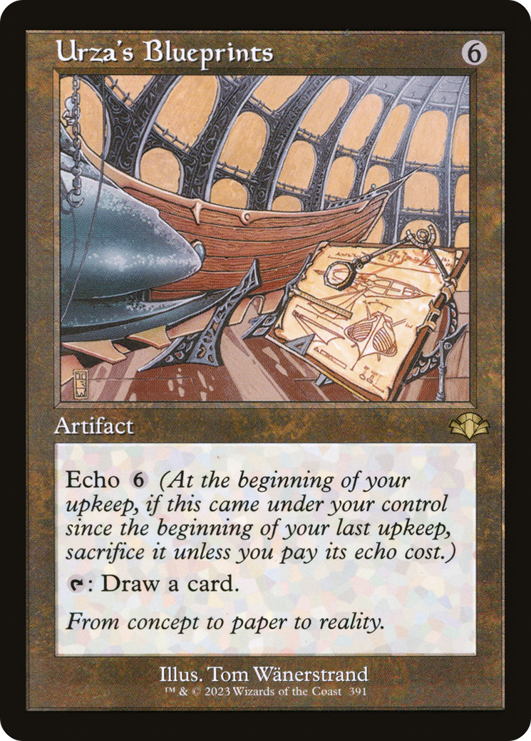 Urza's Blueprints (DMR-391) - Dominaria Remastered Foil