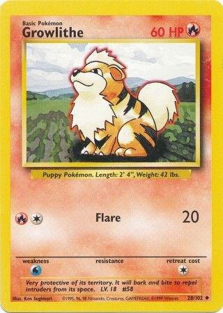Growlithe (028/102) [Base Set]