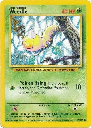 Weedle (069/102) [Base Set]