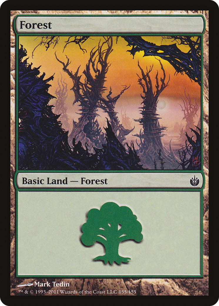 Forest (MBS-155) - Mirrodin Besieged