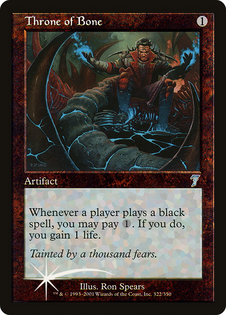 Throne of Bone (7ED-322★) - Seventh Edition Foil