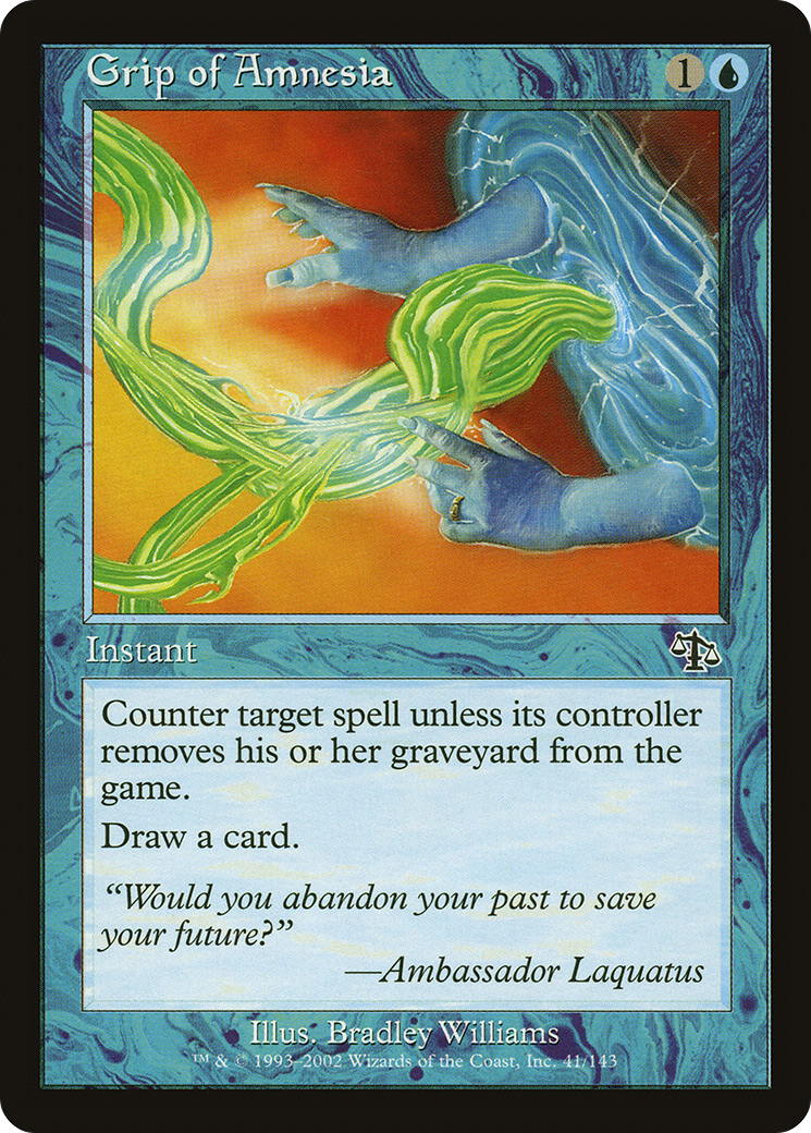 Grip of Amnesia (JUD-041) - Judgment Foil