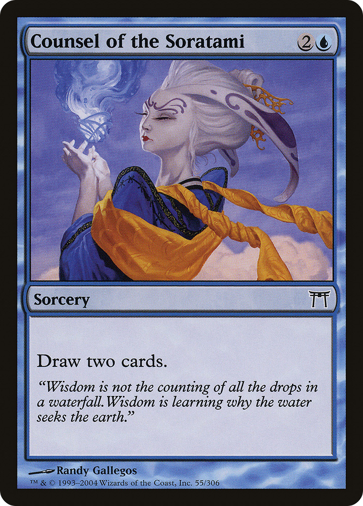 Counsel of the Soratami (CHK-055) - Champions of Kamigawa