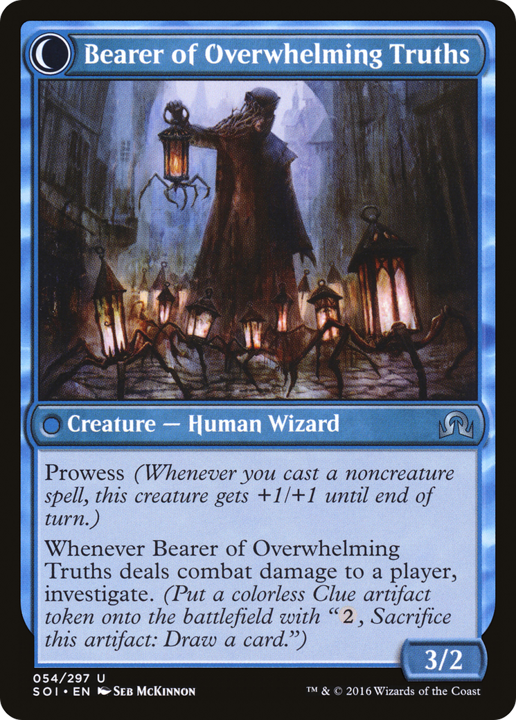Daring Sleuth // Bearer of Overwhelming Truths (SOI-054) - Shadows over Innistrad: (Double Faced Transform)