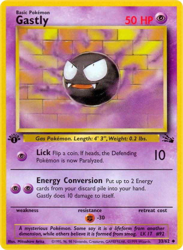 Gastly (33/62) [Fossil (Unlimited)]
