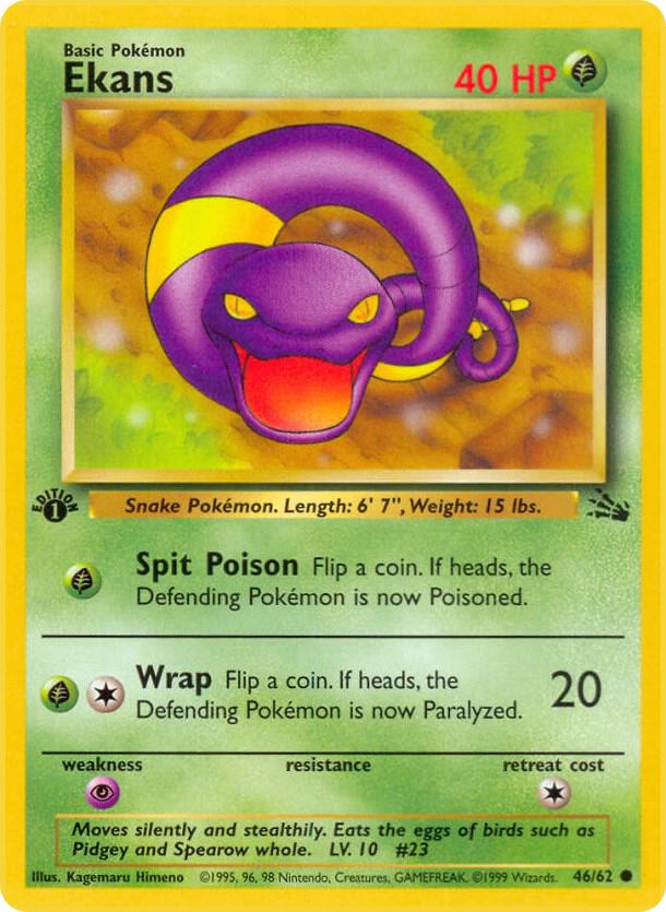 Ekans (46/62) [Fossil (Unlimited)]