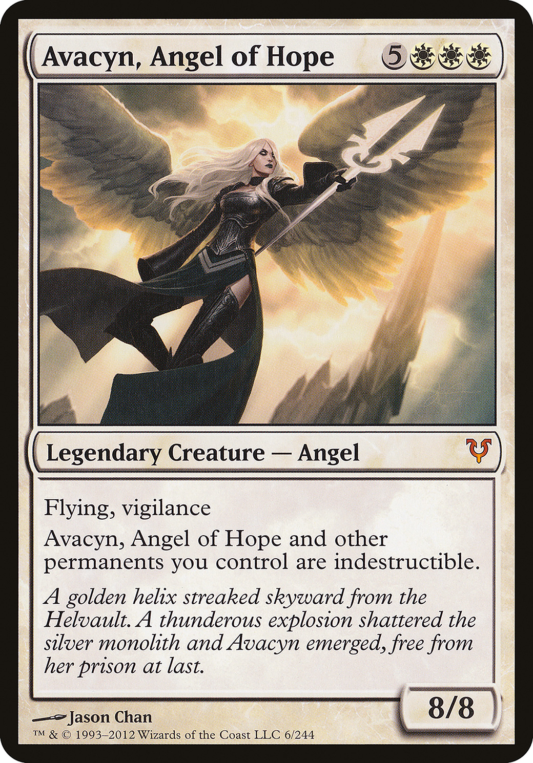 Avacyn, Angel of Hope (OVER-006) - Open the Helvault