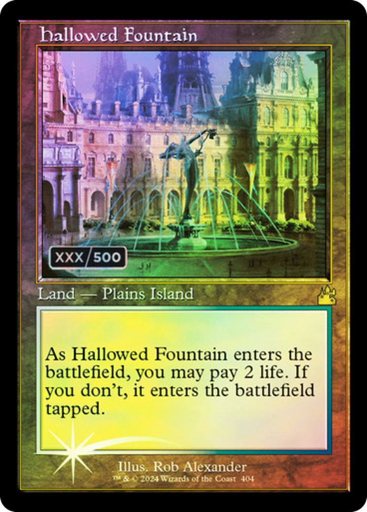 Hallowed Fountain (RVR-404) - Ravnica Remastered Foil