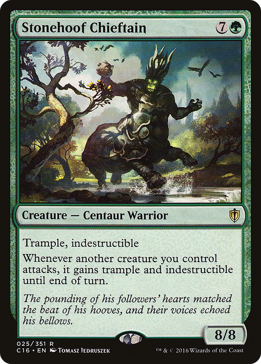 Stonehoof Chieftain (C16-025) - Commander 2016 (Japanese)