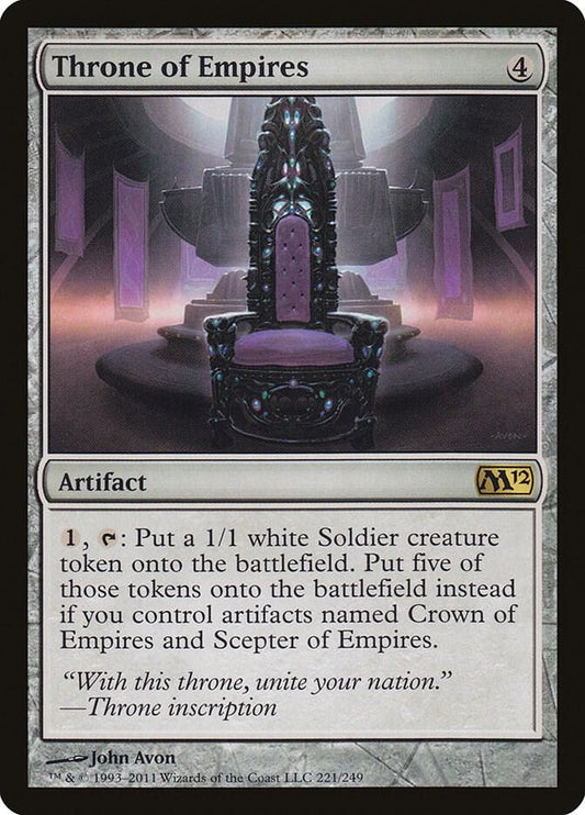 Throne of Empires (221) [Magic 2012]