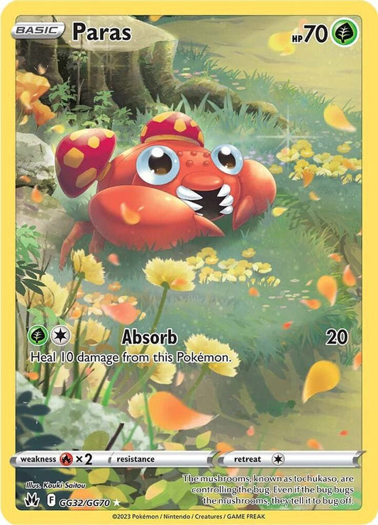 Paras (GG32/GG70) [SWSH: Crown Zenith: Galarian Gallery]