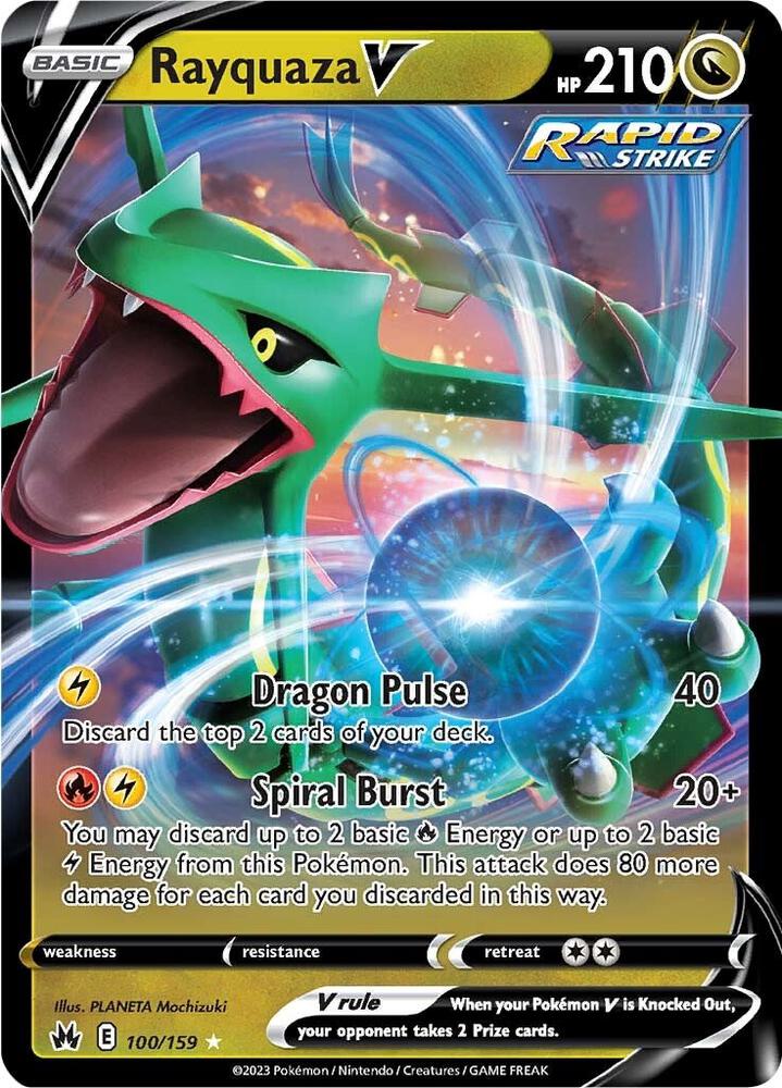 Rayquaza V (100/159) [SWSH: Crown Zenith]